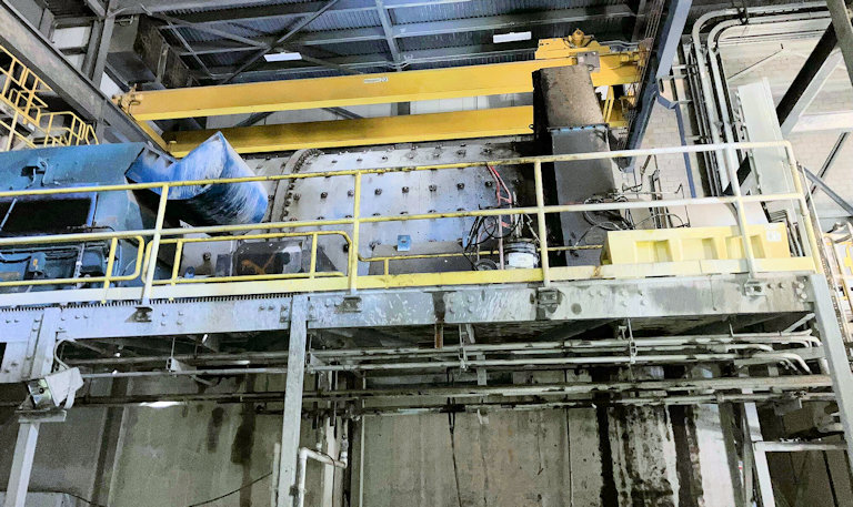 Used Svedala 15' W X 29' L Ball Mill With 3750 Hp Motor)